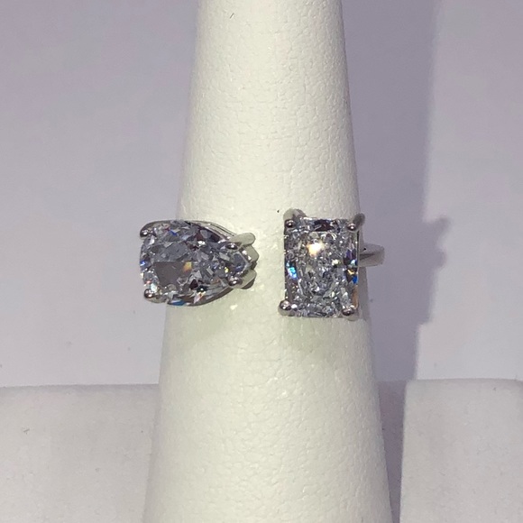 2ct Multi Stone Wrap Ring - Picture 3 of 11